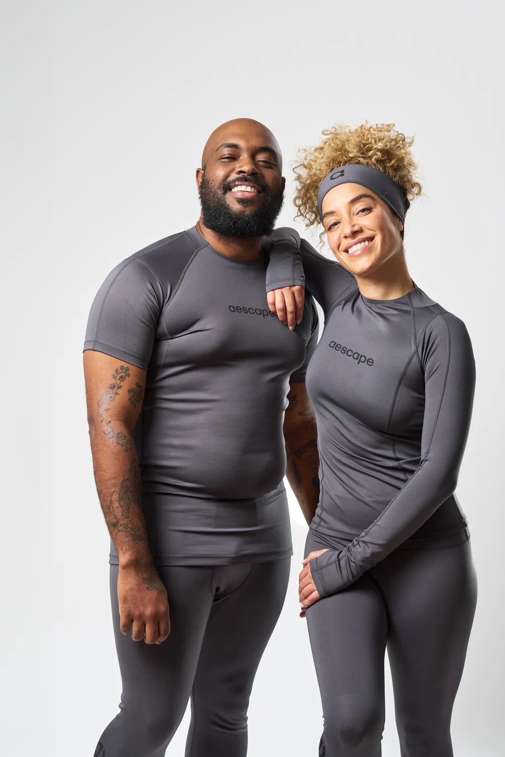 Aescape members wearing session clothing